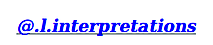 @.l.interpretations's logo @.l.interpretations's Company logo