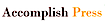 Honno's Competitor - Accomplish Press logo