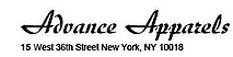 Advance Apparels Ny's logo Advance Apparels Ny's Company logo