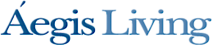 Aegis Living's logo Aegis Living's Company logo