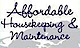Affordable Housekeeping & Maintenance