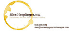 Alex Hoeplinger, M.a. - Berkeley Psychotherapist