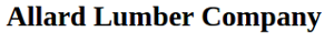 Allard Lumber