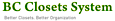 Clever Quarters's Competitor - Bc Closet Systems logo