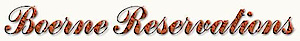 Boerne Reservations