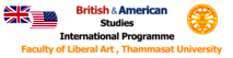 British And American Studies, Thammasat University's logo British And American Studies, Thammasat University's Company logo