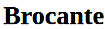 Brocante