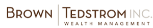 Brown & Tedstrom's logo Brown & Tedstrom's Company logo