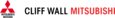 Wallmazda's Competitor - Cliffwallmitsubishi logo