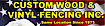 Elegant Aluminum Products's Competitor - Custom Wood & Vinyl Fencing logo