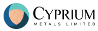 Strike Resources's Competitor - Cyprium Metals logo