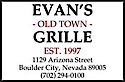 Evan's Old Town Grille's logo Evan's Old Town Grille's Company logo
