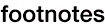 Aetrex's Competitor - Footnotes logo