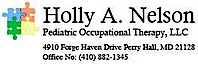 Holly A. Nelson, Pediatric Occupational Therapy