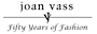 Joan Vass's company profile