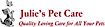 Kuddly's Competitor - Julie's Pet Care logo