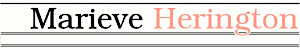 Marieve Herington's logo Marieve Herington's Company logo