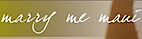 Marry Me Maui Wedding Planners