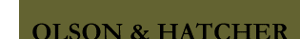 Olson & Hatcher's logo Olson & Hatcher's Company logo