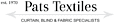Karen's Curtains's Competitor - Pats Textiles logo