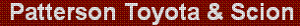 Patterson Toyota's logo Patterson Toyota's Company logo
