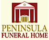 Peninsula Funeral Home's logo Peninsula Funeral Home's Company logo