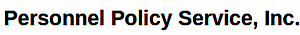 Personnel Policy Service