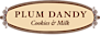 Junior's Cheesecake's Competitor - Plum Dandy Cookies & Milk logo