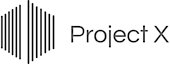 Project X's logo Project X's Company logo