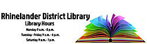 Rhinelander District Library's logo Rhinelander District Library's Company logo
