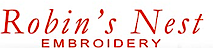Robin's Nest Embroidery's logo Robin's Nest Embroidery's Company logo