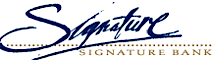 Signature Bank's logo Signature Bank's Company logo