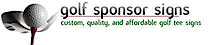Golf Sponsor Signs