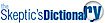 The Ghost Diaries's Competitor - The Skeptic's Dictionary logo