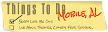 Things To Do In Mobile, Al's logo Things To Do In Mobile, Al's Company logo