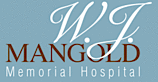 W.J. Mangold Memorial Hospital's logo W.J. Mangold Memorial Hospital's Company logo