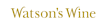 Jiuxian's Competitor - Watson's Wine logo