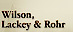 Wilson Lackey & Rohr P C
