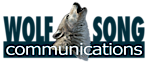 Wolfsong's logo Wolfsong's Company logo