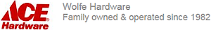 Wolfe Hardware's logo Wolfe Hardware's Company logo